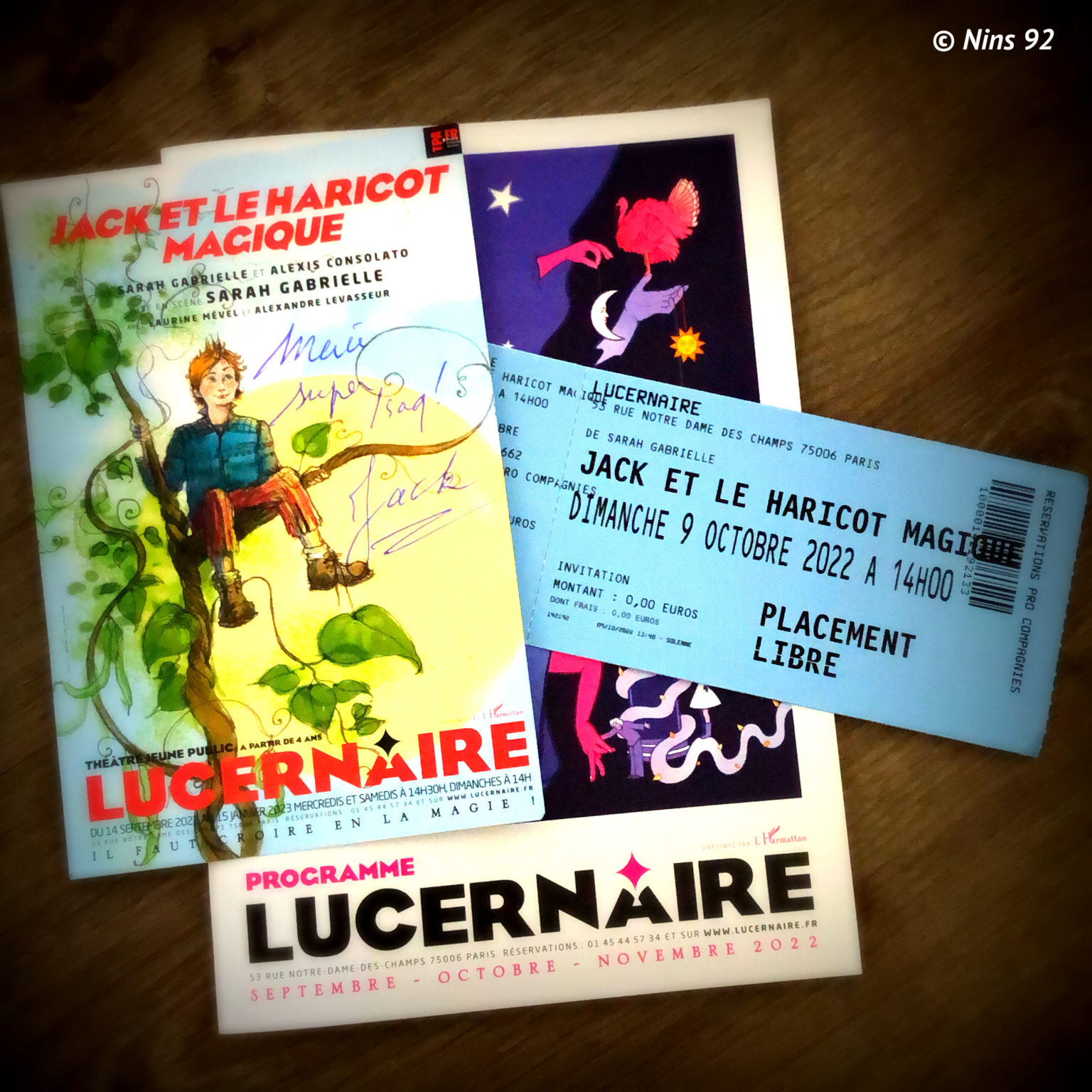 Jack Et Le Haricot Magique Au Lucernaire